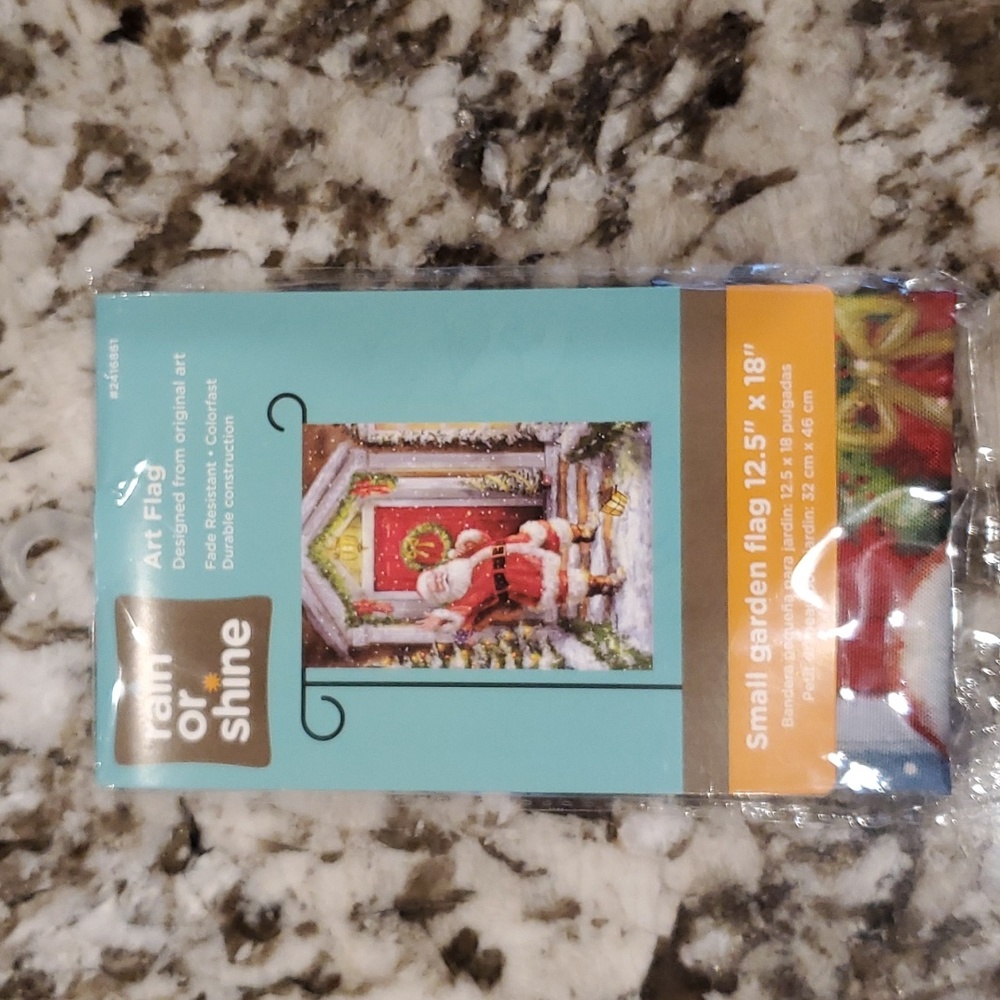SANTA GARDEN FLAG